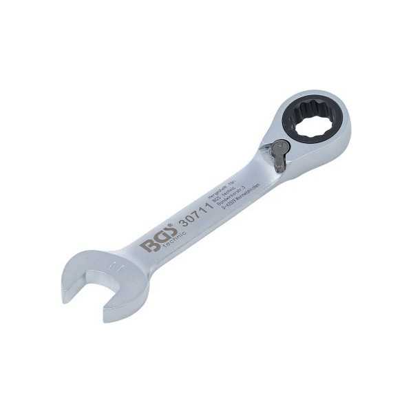 ClÃ© mixte Ã  cliquet courte rÃ©versible 11 mm