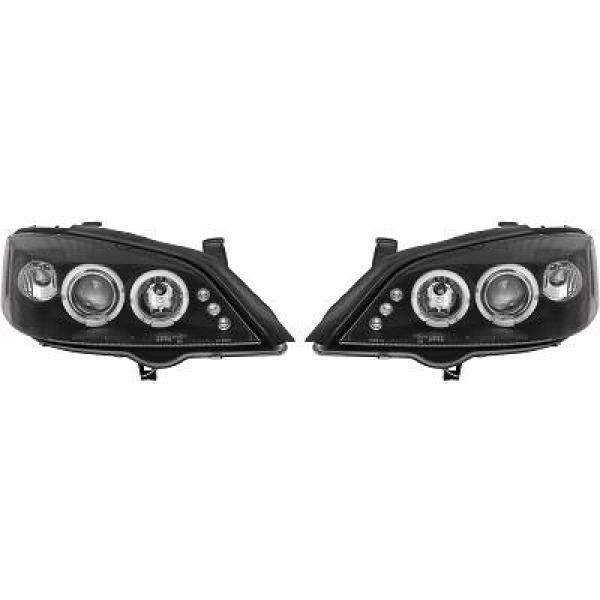 SET PROJECTEUR DESIGN ASTRA. 97 04     KLARGLAS/SCHWARZ