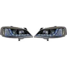 SET PROJECTEUR ASTRA G 97 04     KLARGLAS SCHWARZ