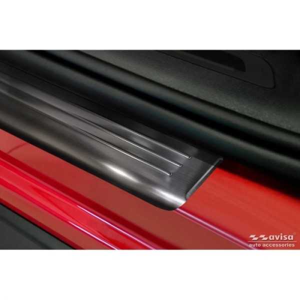 Seuils de portes inoxydable noir Volkswagen Tiguan II 2016-2020 & F...