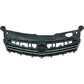 GRILLE AVANT ASTRA H. 07 09              SCHWARZ