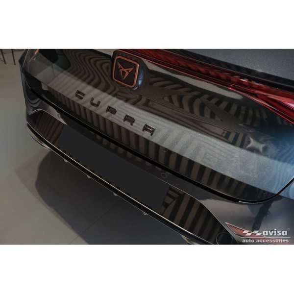 Protection de seuil arriÃ¨re inox noir mat Seat Leon Sportstourer incl. FR / Cupra Leon Sportstourer 2020-2024 & Facelift 2024