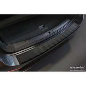 Protection de seuil arrière inox noir mat Seat Leon Sportstourer in...