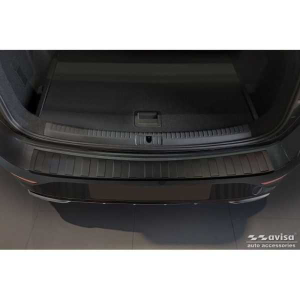 Protection de seuil arrière inox noir mat Seat Leon Sportstourer in...