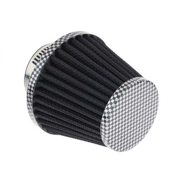 Filtre à air conique 74x62x51 mm, noir/carbone |  | Filtre Universel