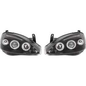 KIT PROJECTEUR DESIGN CORSA. 00 06     KLARGLAS SCHWARZ