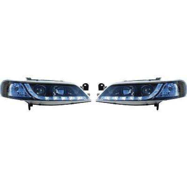 ENSEMBLE DE PHARE DESIGN VECTRA 95 98     KLARGLAS/SCHWARZ