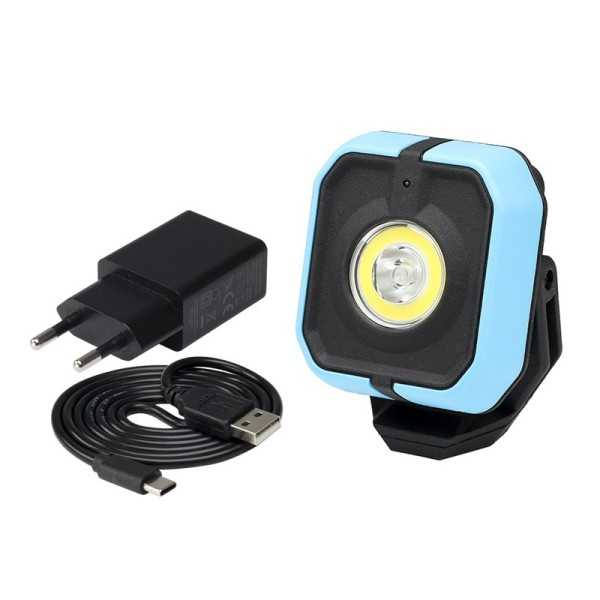 Lampe d'atelier 10W COB LED, 1000 lm 3W LED 350 lm, rechargeable | ...