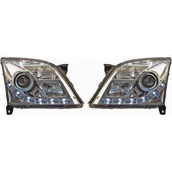 ENSEMBLE DE PHARE DESIGN VECTRA 02 05       KLARGLAS/CHROM