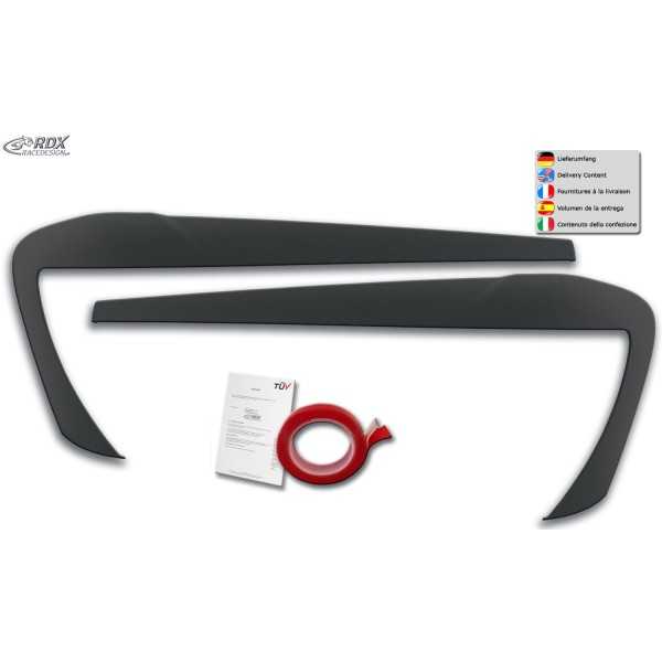 RDX Couvre phares pour BMW X3 F25 LCI & X4 F26 (2014-2018) Light Br...