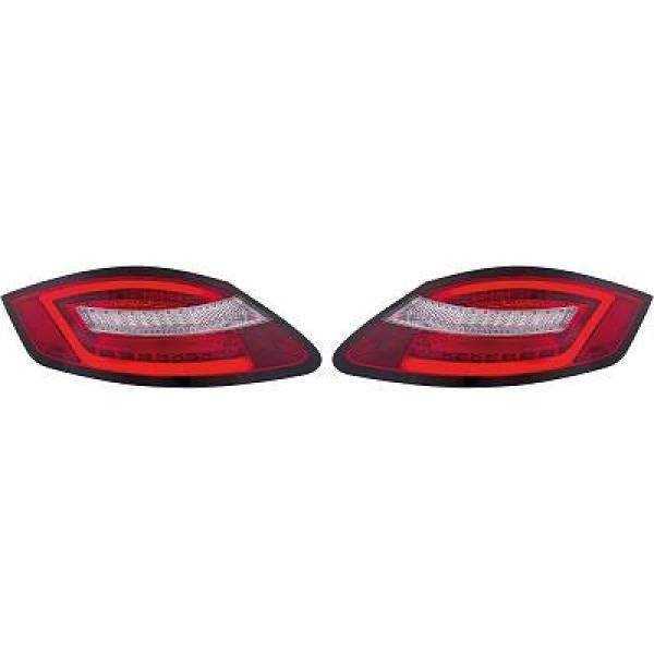 ENSEMBLE DE FEU ARRIRE DESIGN BOXSTER. 04 08             KLARGLAS