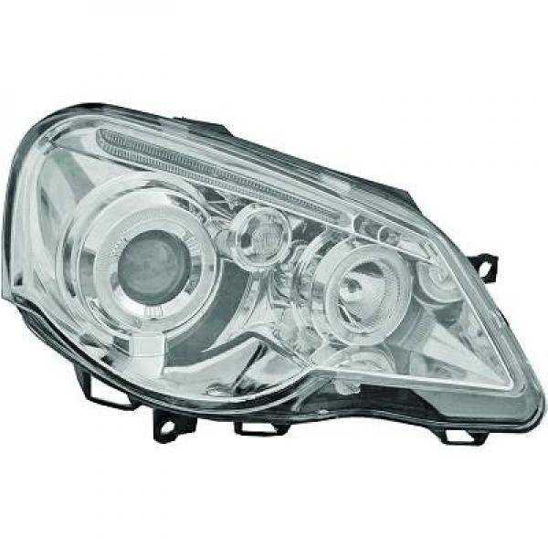 ENSEMBLE DE PHARES DESIGN POLO. 05 09       KLARGLAS/CHROM