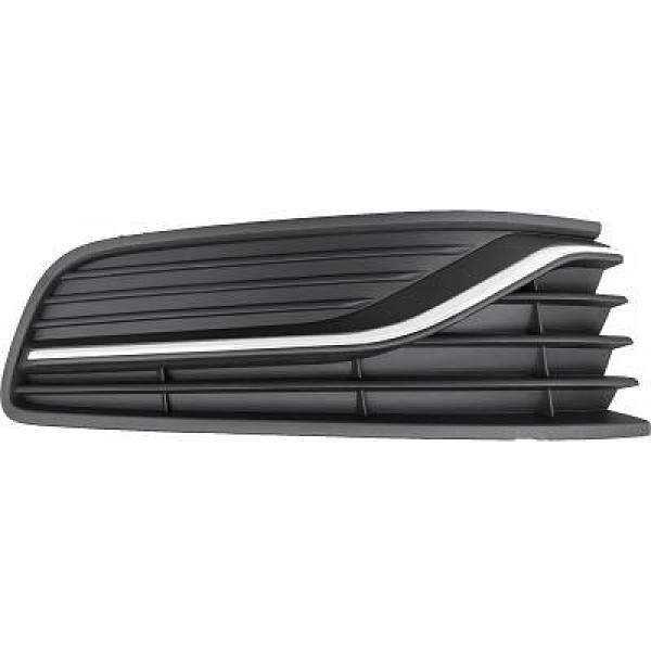 GRILLE DE PARE CHOCS. DROITE POLO. 14 17     OHNE NEBELLAMPEN