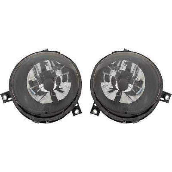 ENSEMBLE DE PHARES DESIGN LUPO. 98        KLARGLAS/SCHWARZ