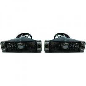 ENSEMBLE DE CLIGNOTANTS GOLF. 74 83     KLARGLAS/SCHWARZ