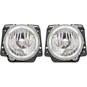 ENSEMBLE DE PHARES DESIGN GOLF. 83 91    H4 KLARGLAS CHROM