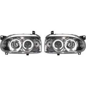 ENSEMBLE DE PHARES DESIGN GOLF. 91 97          H1+H1 CHROM