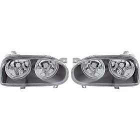 KIT PROJECTEUR DESIGN GOLF 3. 91 97     KLARGLAS/SCHWARZ