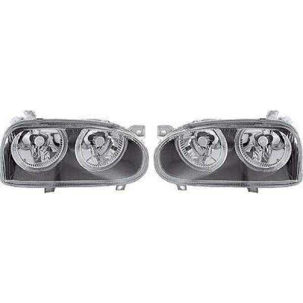KIT PROJECTEUR DESIGN GOLF 3. 91 97     KLARGLAS/SCHWARZ