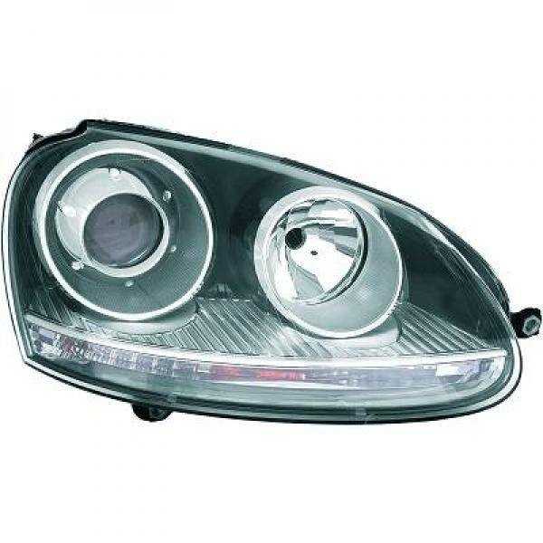 KIT PROJECTEUR DESIGN GOLF 5. 93 08     KLARGLAS/SCHWARZ
