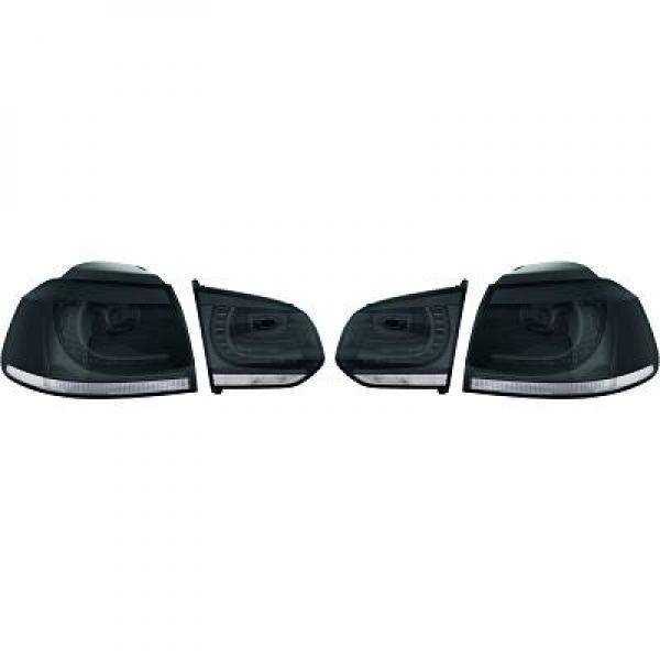ENSEMBLE DE FEUX ARRIÃˆRE DESIGN GOLF 6. 08 12     R20 LOOK/SCHWARZ