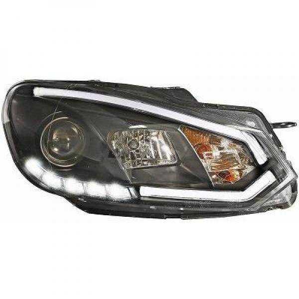 ENSEMBLE DE PHARES GOLF VI. 08 12     KLARGLAS/SCHWARZ