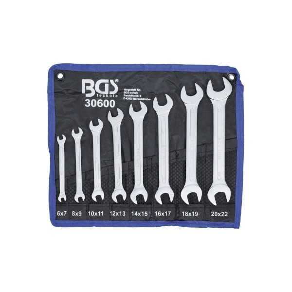 Jeu de clÃ©s plates 6 22 mm 8 piÃ¨ces