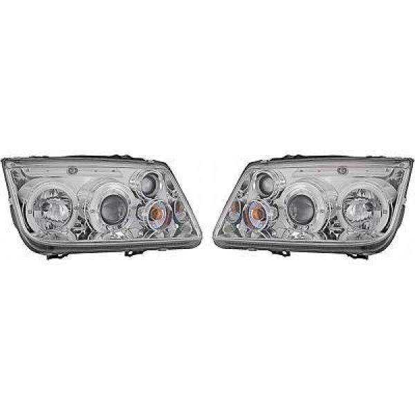 ENSEMBLE DE PHARES DESIGN BORA. 98 05       KLARGLAS/CHROM