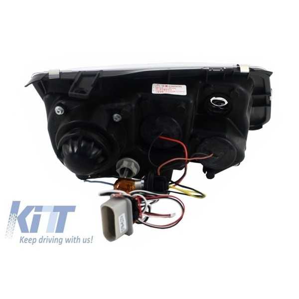 Phares adaptés a VW Bora 98-05 DRL Optic Black |  | Phare Avant