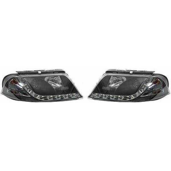SET PROJECTEUR DESIGN PASSAT. 00 05     KLARGLAS/SCHWARZ