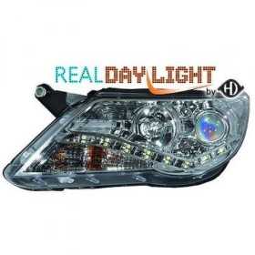SET PROJECTEUR DESIGN TIGUAN. 07 11        KLARGL./CHROM