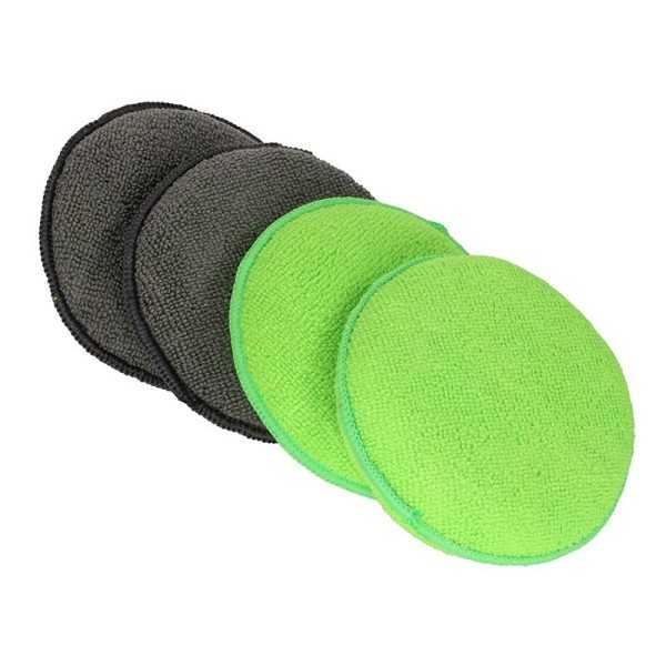 Un ensemble d'Ã©ponges - applicateurs recouverts de microfibre avec un manche de diamÃ¨tre. 12