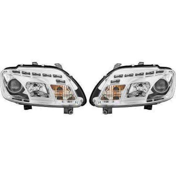 SET PROJECTEUR DESIGN TOURAN. 03 06       KLARGLAS/CHROM