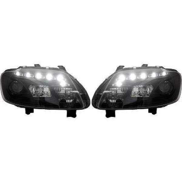 SET PROJECTEUR DESIGN TOURAN. 03 06     KLARGLAS/SCHWARZ