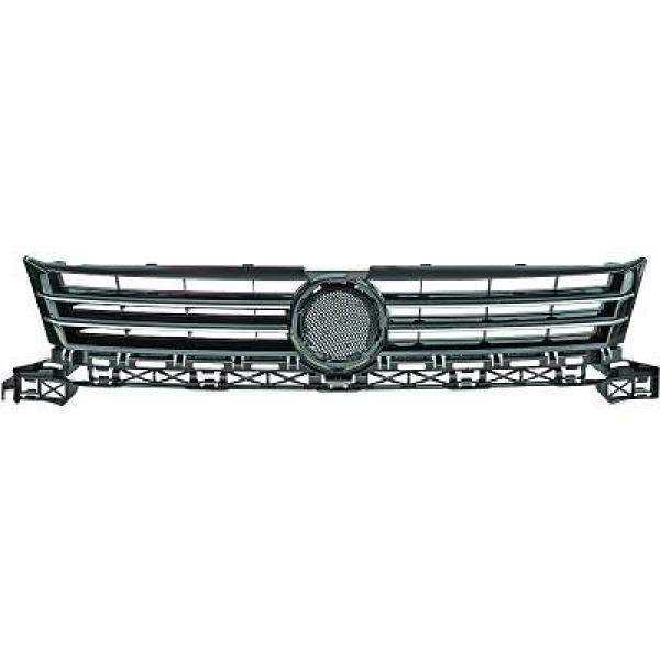 GRILLE AVANT TOURAN. 10 15        SCHWARZ/CHROM