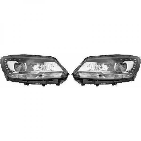 SET PROJECTEUR DESIGN TOURAN. 10 15     KLARGLAS/SCHWARZ