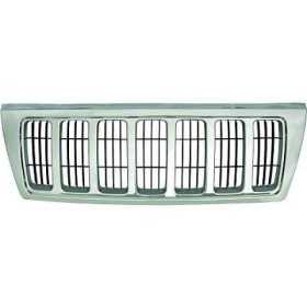GRILLE AVANT GD.CHEROKEE. 04 05          CHROM/SCHWZ