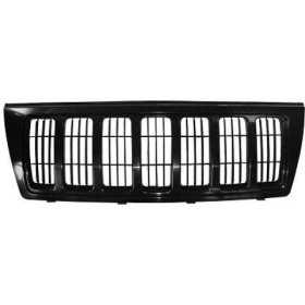 GRILLE AVANT GD.CHEROKEE. 04 05      SCHWARZ/SCHWARZ