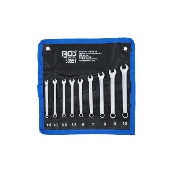 Jeu de clÃ©s mixtes 4 10 mm 9 piÃ¨ces