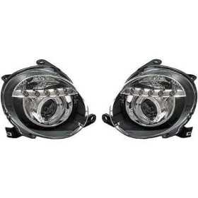 ENSEMBLE DE PHARES DESIGN 500. 07 15     KLARGLAS/SCHWARZ