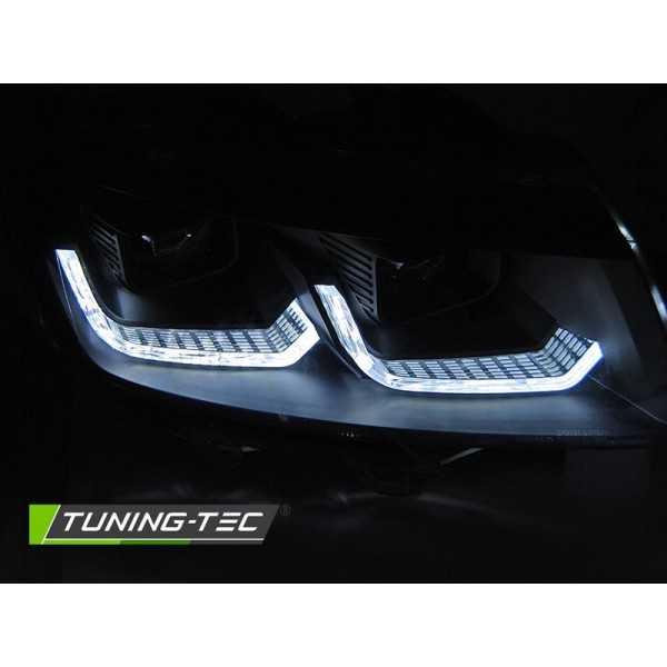 PHARES NOIR DRL SEQ pour VW T6.1 20- | tuning tec | Phare Avant