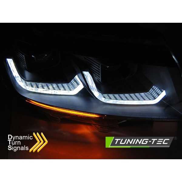 PHARES NOIR DRL SEQ pour VW T6.1 20- | tuning tec | Phare Avant