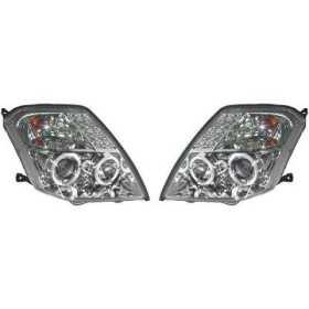 ENSEMBLE DE PHARES DESIGN C2. 03 10    CHROM    KLARGLAS