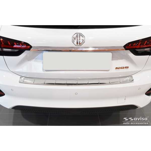 Seuil de coffre MG 5 EV SW 2022- (engrave British flag) silver | av...