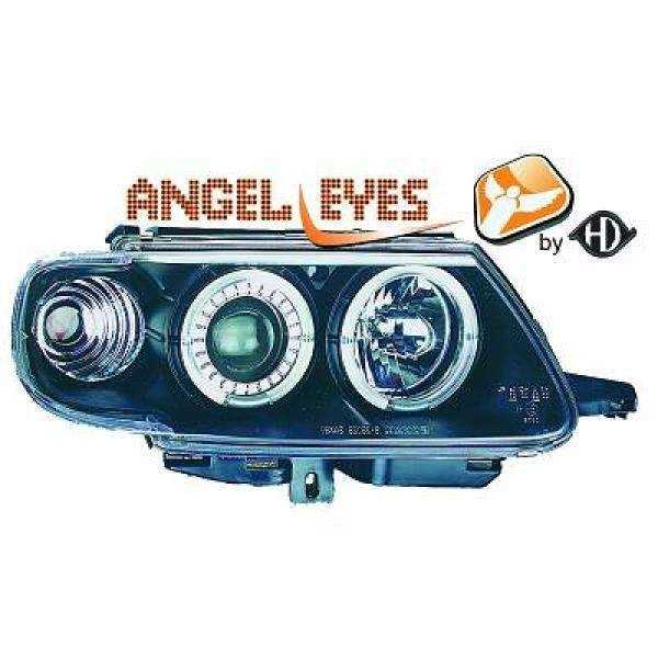 ENSEMBLE DE PHARES DESIGN SAXO. 96 99         KLAR/SCHWARZ