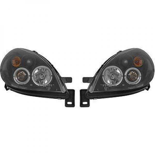 ENSEMBLE DE PHARES DESIGN XSARA 99        KLARGLAS/SCHWARZ