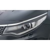 Spoilers de phares sur mesure pour Kia Optima (JF) 2015- (ABS) | RD...